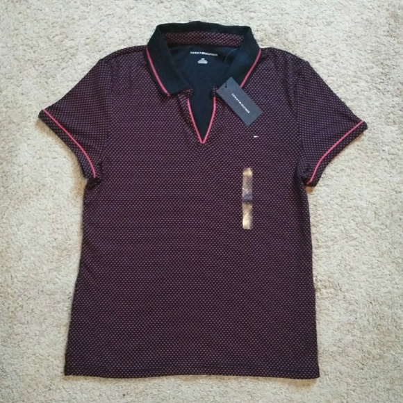 Tommy Hilfiger Tops - Tommy Hilfiger Vneck Polo Shirt NWT